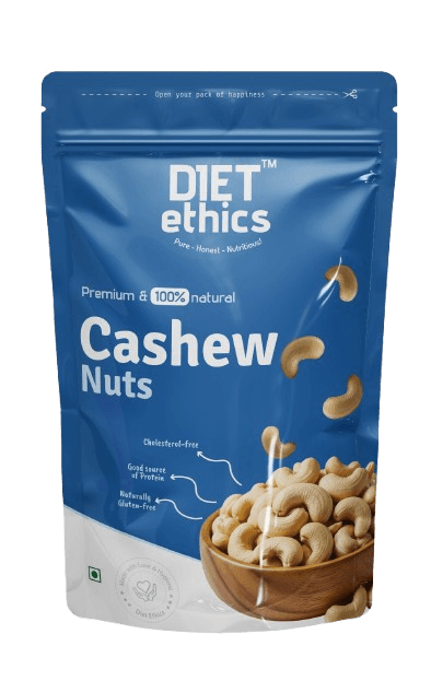 Diet Ethics Whole Cashew Nuts 200g – Creamy mineral-rich premium grade nuts