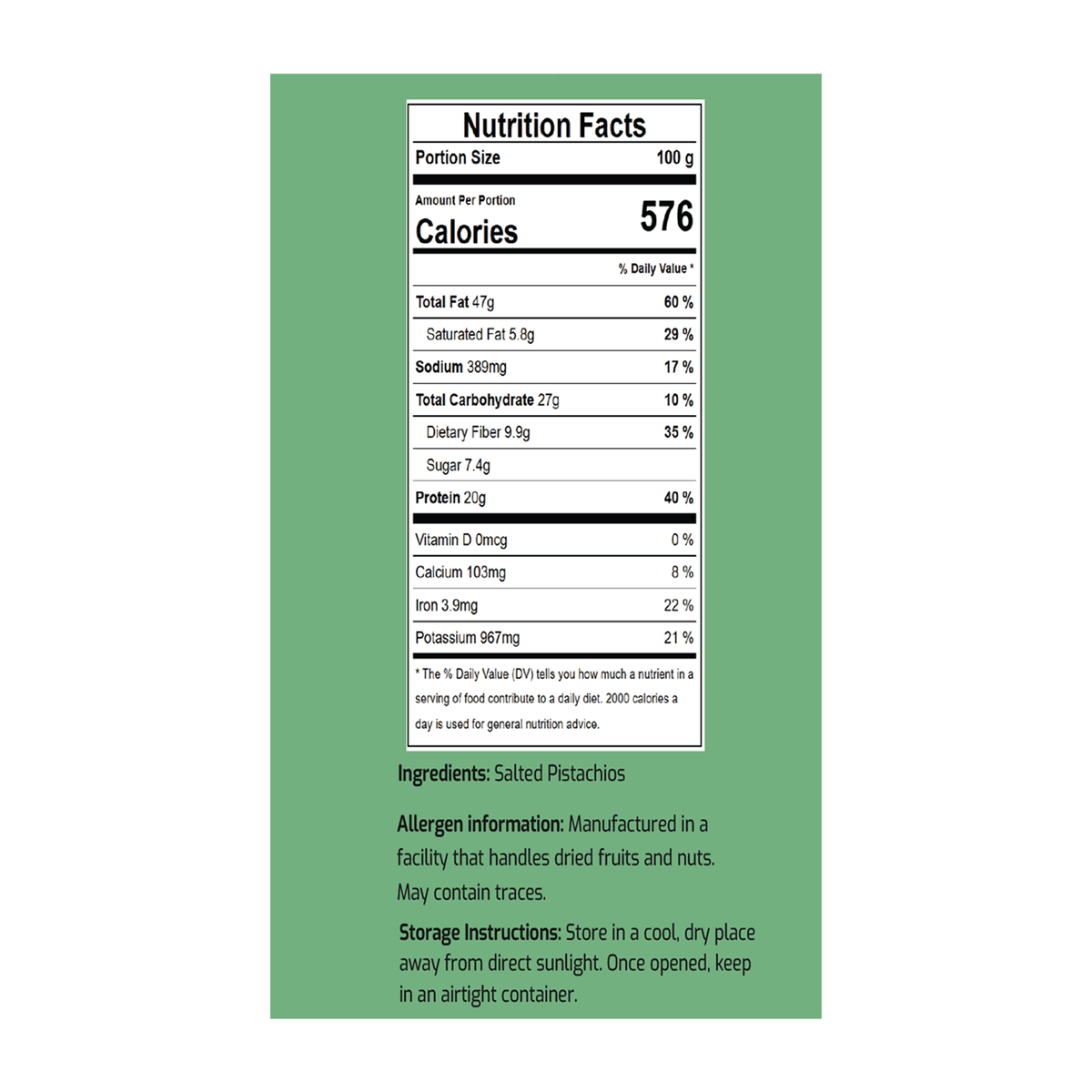Whole roasted salted pistachios showing distinctive green color
