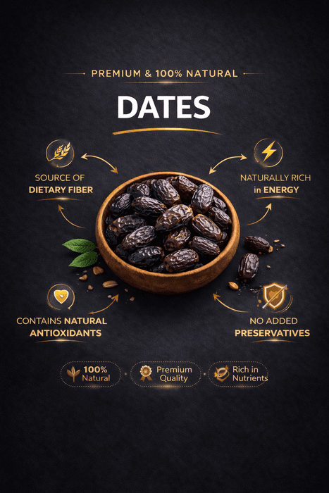 Royal Arabian Dates nutritional benefits for energy and wellness