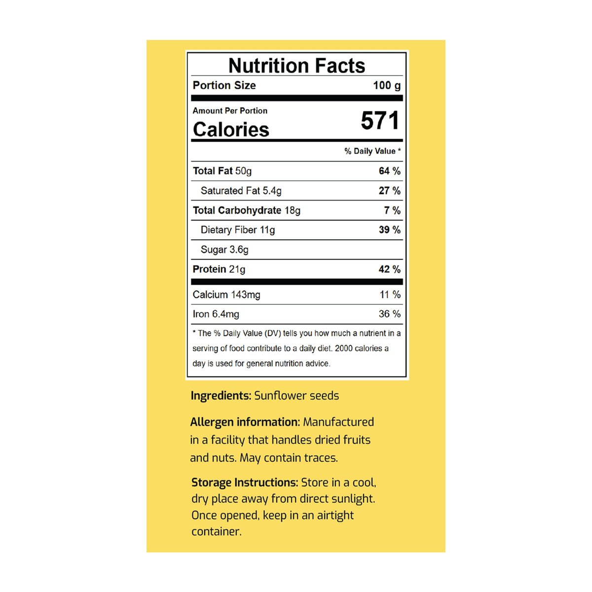 Roasted sunflower seeds showing quality and natural appearance