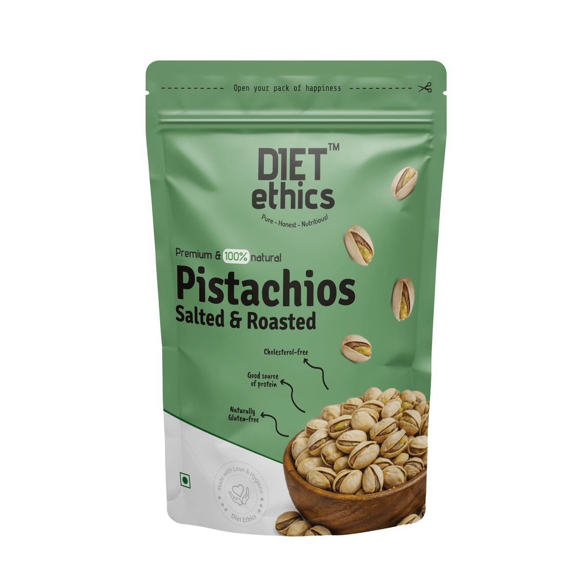 American Pista Salted 200g premium dry fruit pack