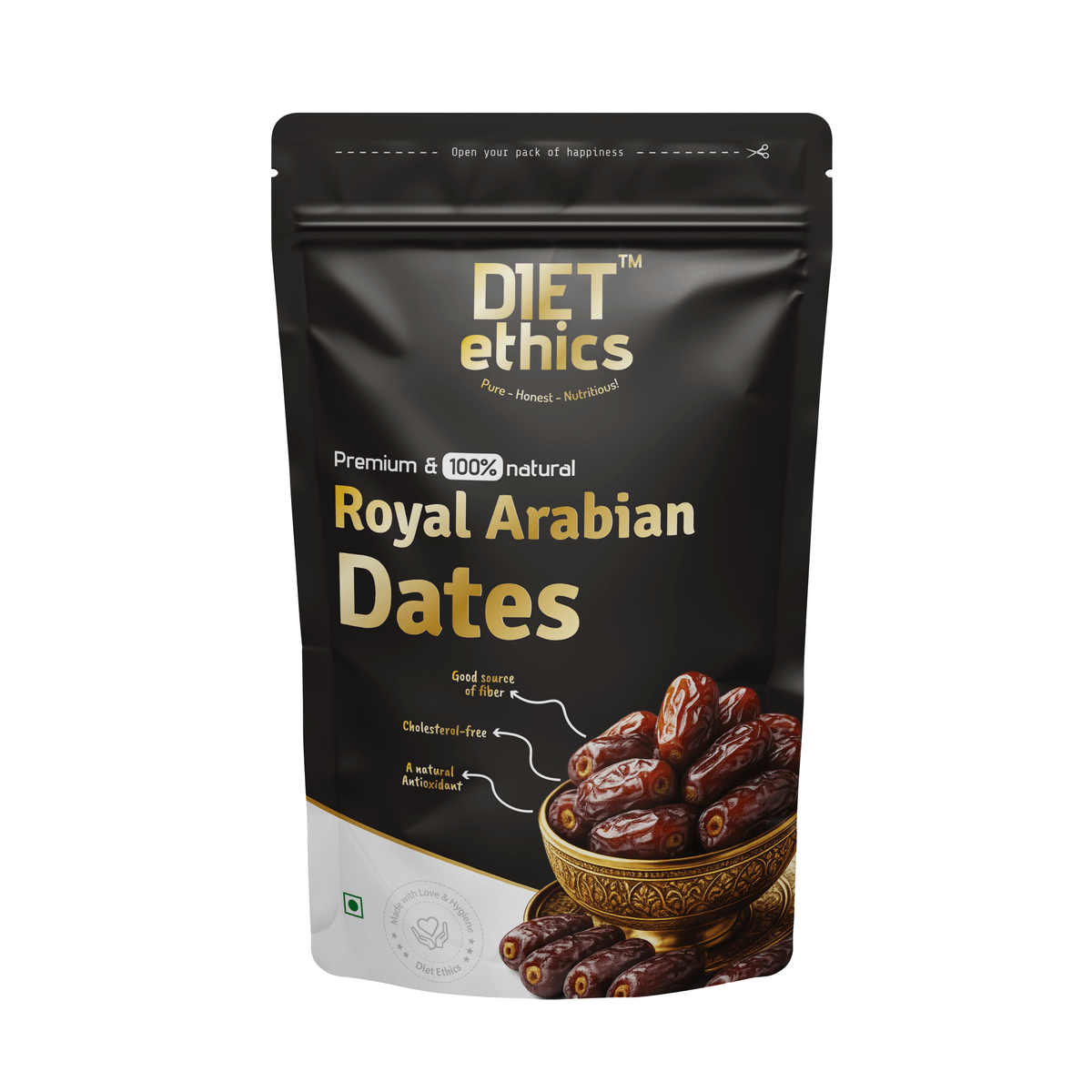 Royal Arabian Dates 400g premium dry fruit pack